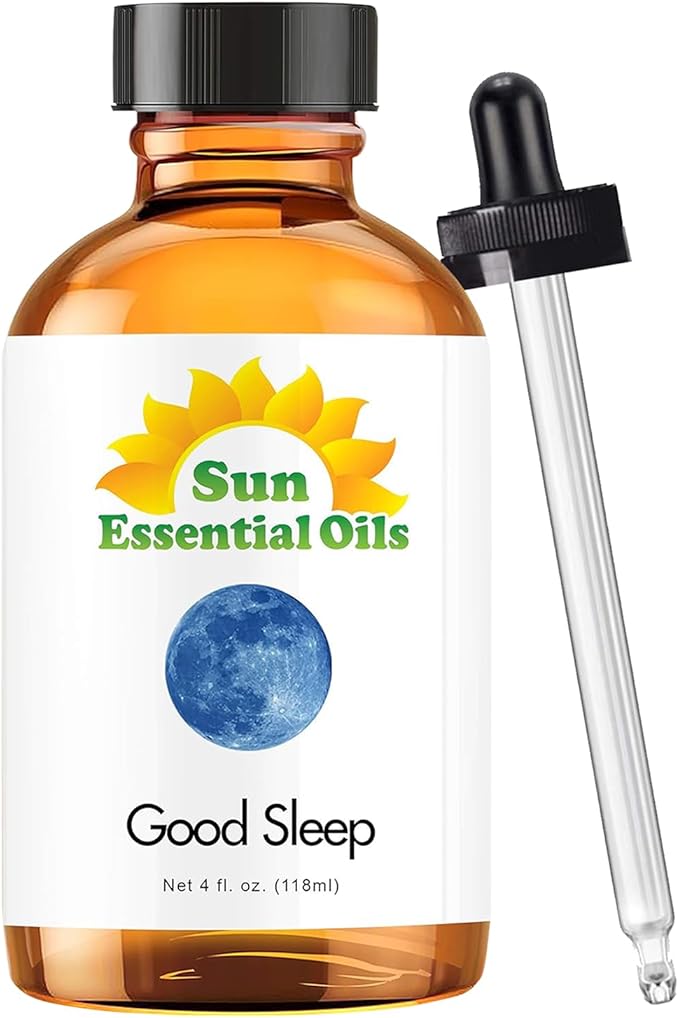 Sun Essential Oils - Good Sleep Blend Essential Oil (Huge 4 Ounce Bottle) Bulk - Sleep Blend Oil