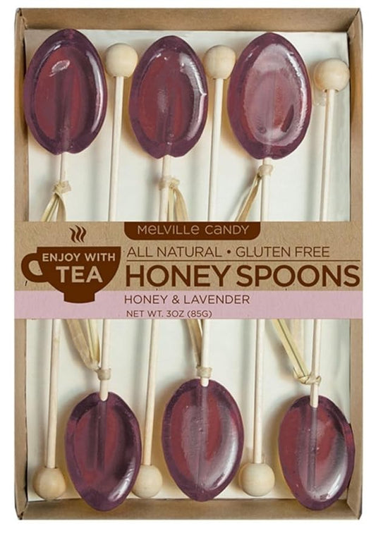 Melville Candy All Natural Honey Spoon Gift Set – Spoons & Lollipops on Wooden Ball Sticks