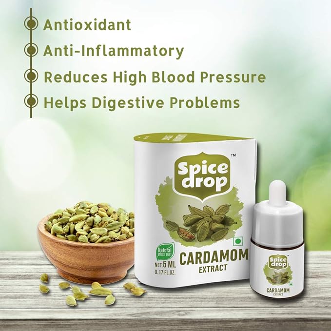 Spice Drop Variety Combo Pack Of 7 |Chai Masala, Cardamom, Ginger, Lemongrass, Cinnamon, Clove, And