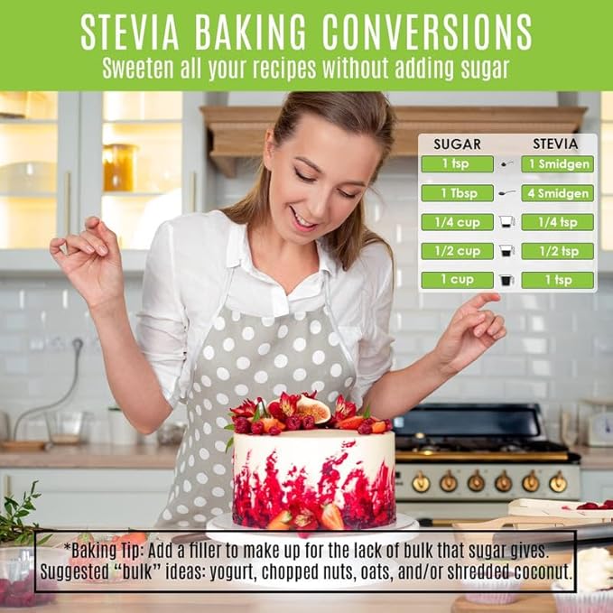 Stevia Select Organic Stevia Powder - Sugar Free Plant Based Stevia Sweetener Non GMO Pure Stevia