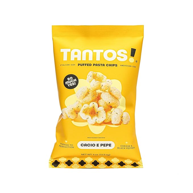 Tantos! Puffed Pasta Chips ??Healthy Pasta Snack by Top Chef Joe Sasto ??Plant-Based, Low Calorie