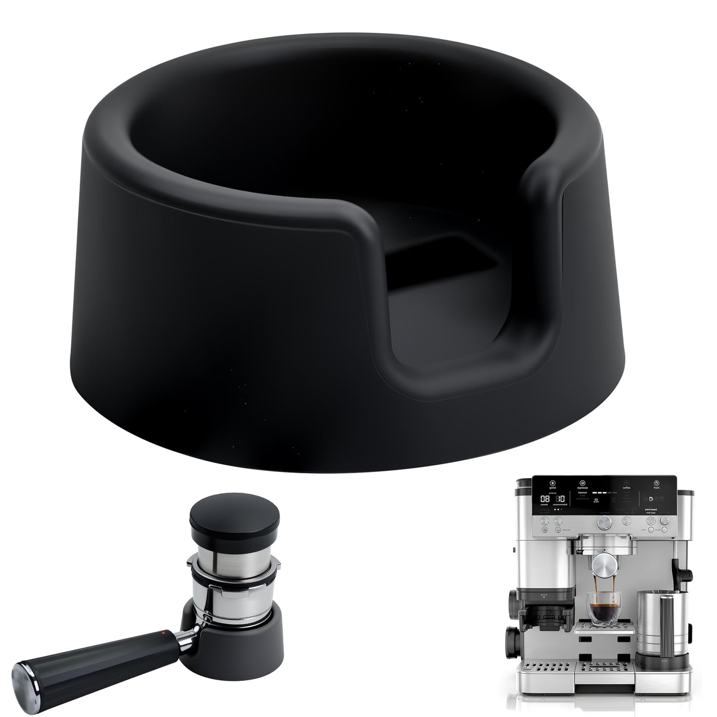 brikinte Silicone Tamping Station for Ninja Luxe Café Portafilters