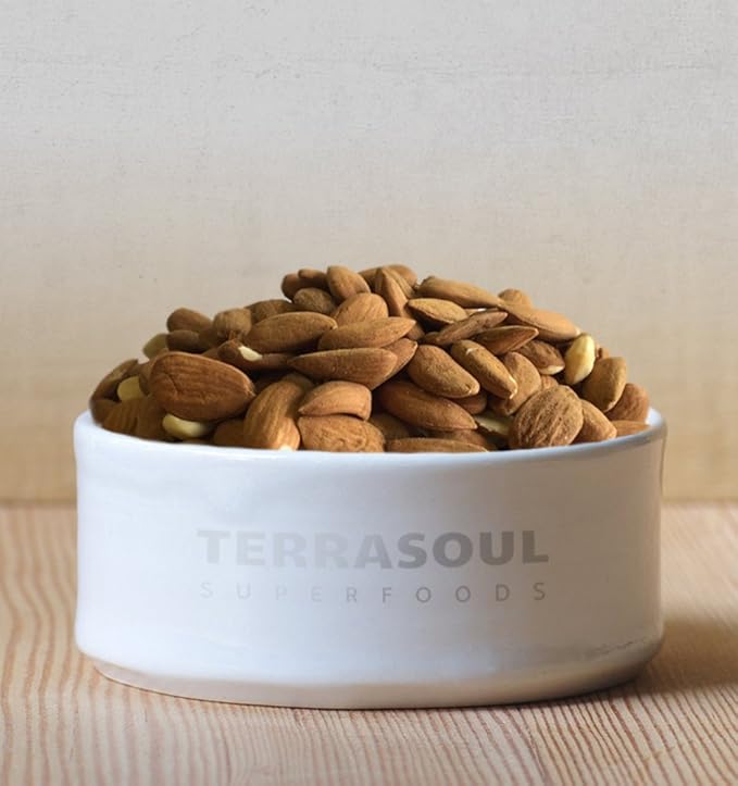 Terrasoul Superfoods Raw Unpasteurized Organic Almonds (Mylk Grade), 6 Pounds