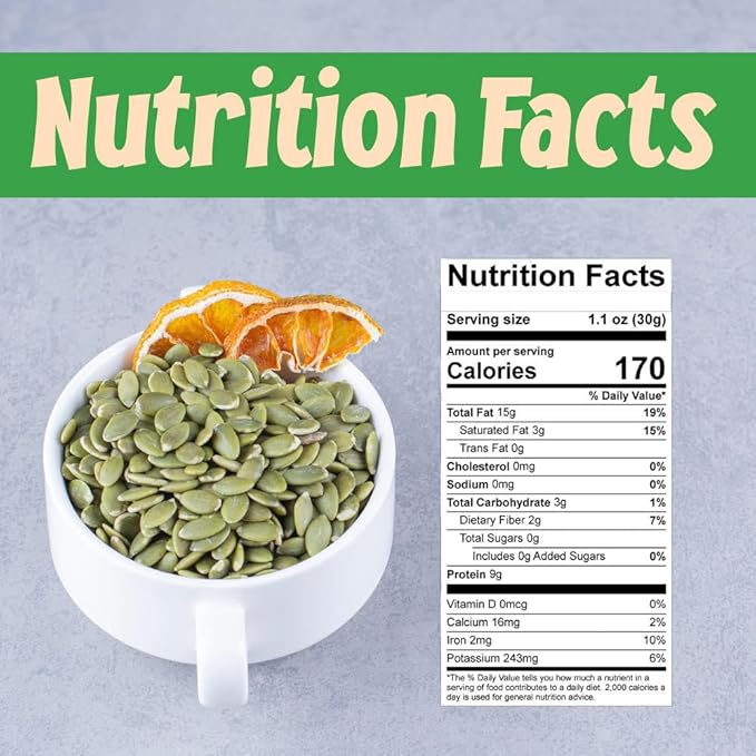 Sincerely Nuts Shelled Pepitas Pumpkin Seeds Salted (5 lb bag) | Delicious Nutrient Dense Low Carb