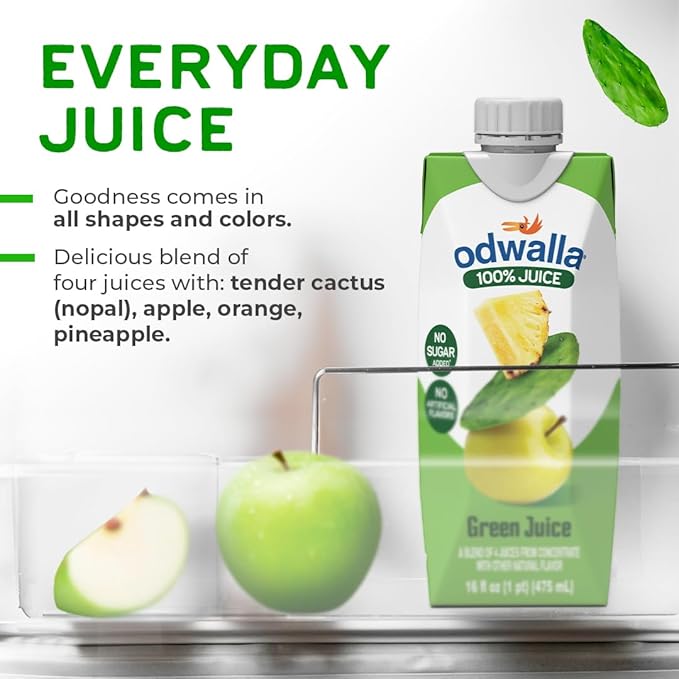 Odwalla Green Juice ??Green Drink with Nopal Cactus, Apple, Orange & Pineapple ??Natural