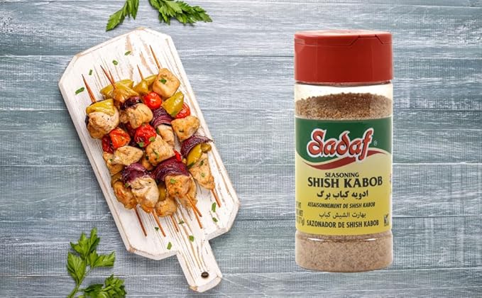 Sadaf Shish Kabob Seasoning - Kebab Seasoning for Cooking and Food Flavoring - Middle Eastern