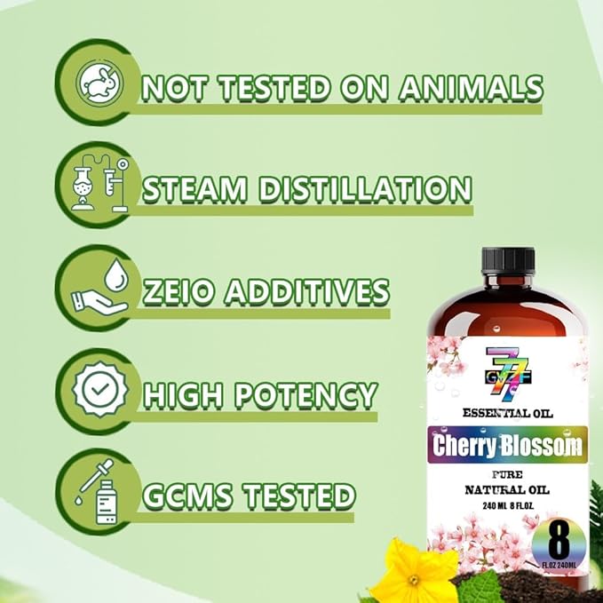 Cherry Blossom Essential Oil (8 oz / 240 ml) ??Cherry Blossom Oils for diffusers, humidifiers, Home