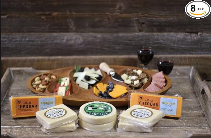 Cheese Bros. "Sharp and Flavorful" Gift Box |Fresh from Wisconsin | Featuring Aged Cheddar