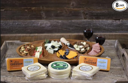 Cheese Bros. "Sharp and Flavorful" Gift Box |Fresh from Wisconsin | Featuring Aged Cheddar