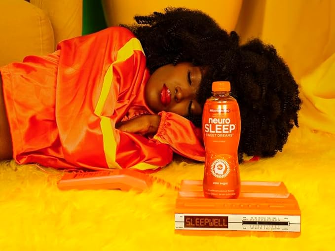 neuroSLEEP | Tangerine Dream | Functional Beverage for Restful Sleep, Non-Carbonated; 16.9 Fl Oz