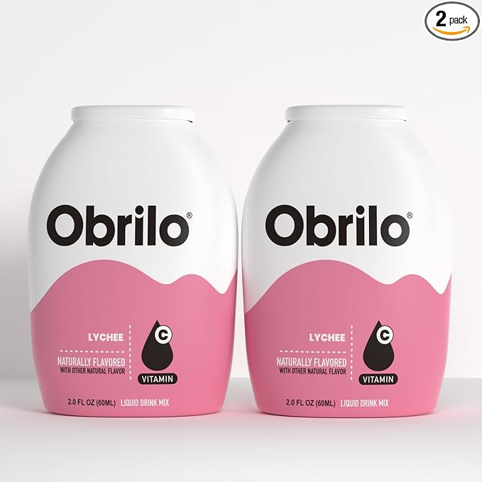Obrilo Water Enhancer Liquid Flavoring Drops - ZERO Sugar/Calorie, Dye Free, Naturally Flavored
