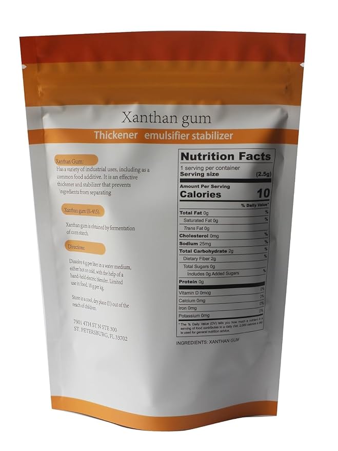 Xanthan Gum - 4 oz - 100% Natural Xanthan Gum Powder - Keto Friendly and Gluten Free - No Carbs for