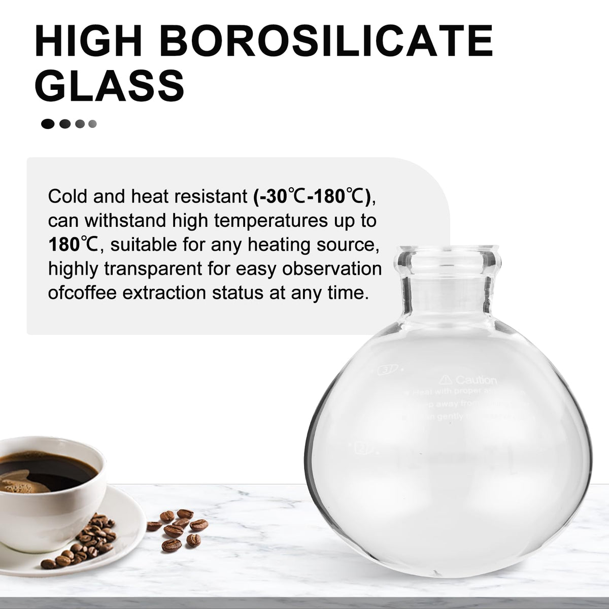YUCHENGTECH Siphon Syphon Coffee Maker Tabletop Glass Siphon Pot Glass Technica Siphon Vacuum