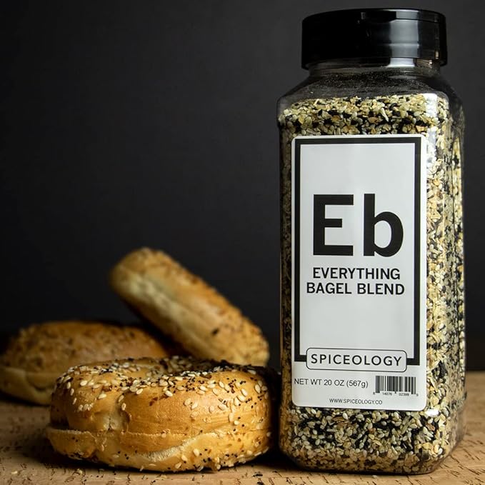 Spiceology - Everything Bagel Seasoning - All-Purpose Garlic, Onion and Sesame Blend - 20 oz