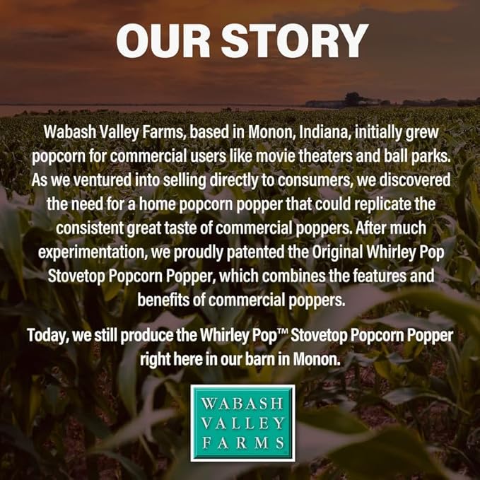 Wabash Valley Farms Popcorn Kernels - Vintage Red Kernels, Non-GMO Popping Corn (2 lbs)