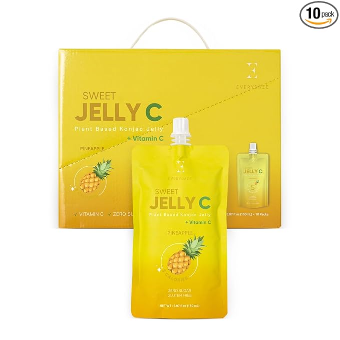 EVERYDAZE Sweet Jelly C Konjac Jelly | Vegan, Gluten Free, Sugar Free, Low Calorie | Healthy
