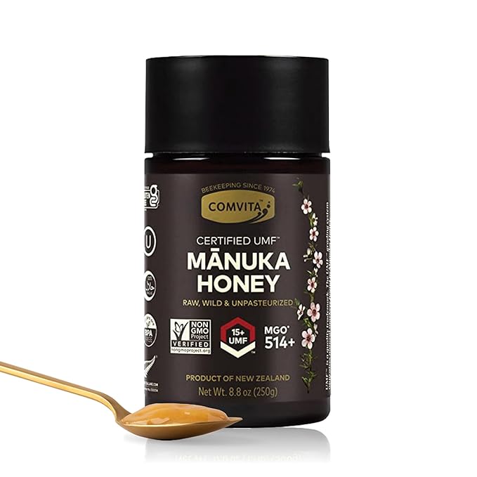 Comvita Manuka Honey UMF 15+ (MGO 514+) - Raw Manuka Honey New Zealand, Pure & Unpasteurized