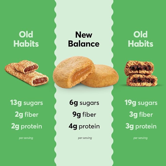 Olyra Apple Cinnamon - Organic Soft Baked Fruit Bars - High Fiber - Healthy Breakfast Snack with