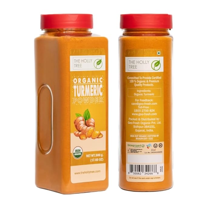 Organic Turmeric Powder 17.60 oz ??Turmeric Powder Organic for Cooking, Drinks & Skin ??USDA