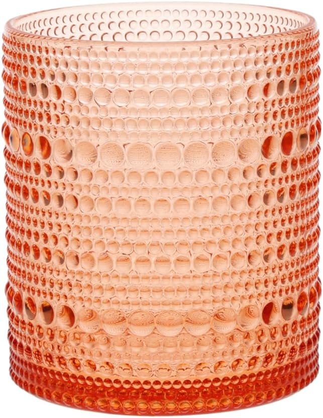 FORTESSA Orbetto Outdoor Hobnail Plastic Drinkware, 10.5 Ounce Double Old Fashioned Outdoor Glass
