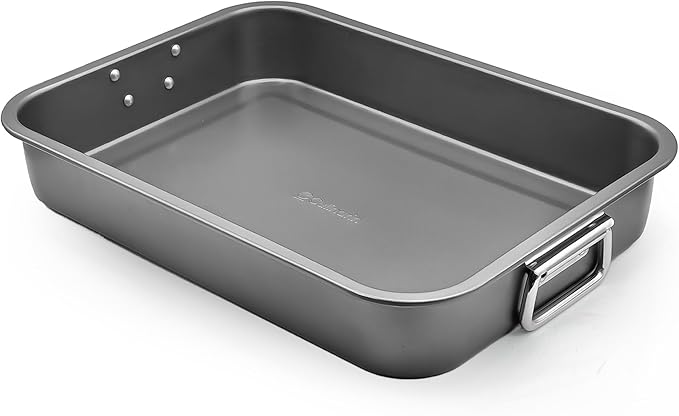 Large Lasagna Pan 12??x 16??- Heavy-Duty Nonstick Casserole Dishes for Oven - Convenient Deep