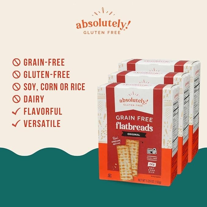 Absolutely Gluten Free Original Flatbread, 5.29-Ounce (3-Pack)