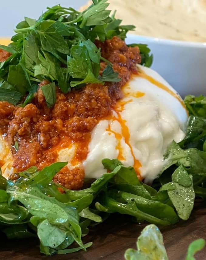 Spicy Romesco Dip, Spread, Sauce - Small-Batch with Almonds, Olive Oil, Red Peppers ??Red Sauce for