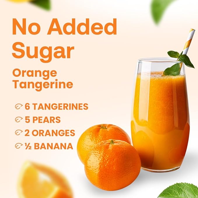 Dr. Smoothie 100% Crushed Orange Tangerine ??No Added Sugar, Made with Real Fruits/Fruit Juice