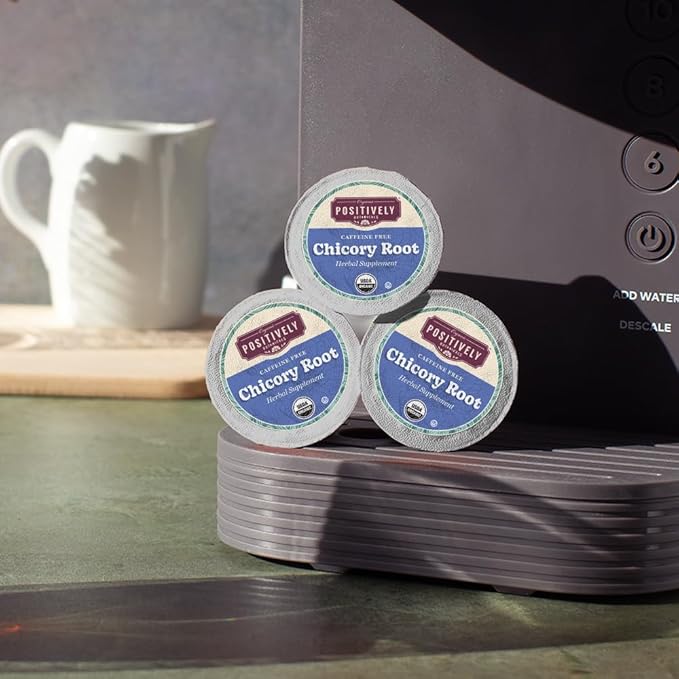 Organic Positively Botanicals Company, Chicory Root, K-Cup Compatible, 24 Pods