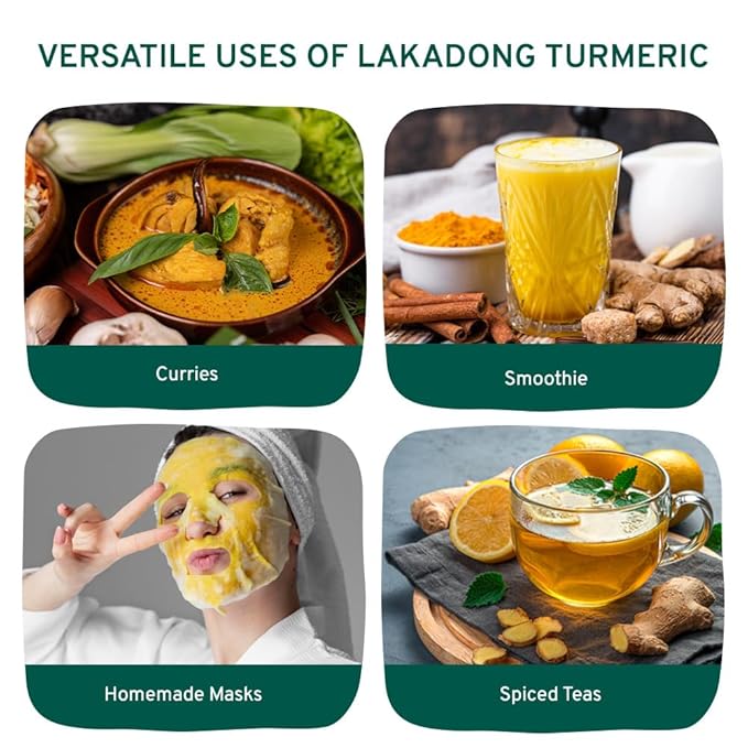 HANDPICK Lakadong High Curcumin Turmeric Powder (226g/ 8oz) Non GMO, Gluten Free, 100% Raw, Sourced