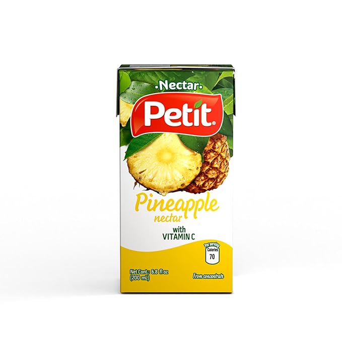 Petit Pineapple Nectar, 200 ml (Pack of 24) ??Refreshing Tropical Fruit Beverage