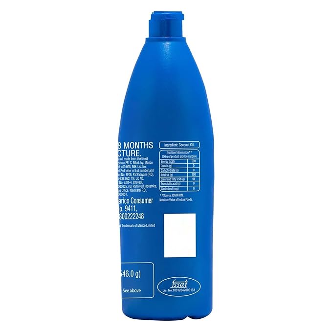Parachute Coconut Oil| 100% Pure & Natural| Unrefined Coconut Oil| No Chemicals & Preservatives|