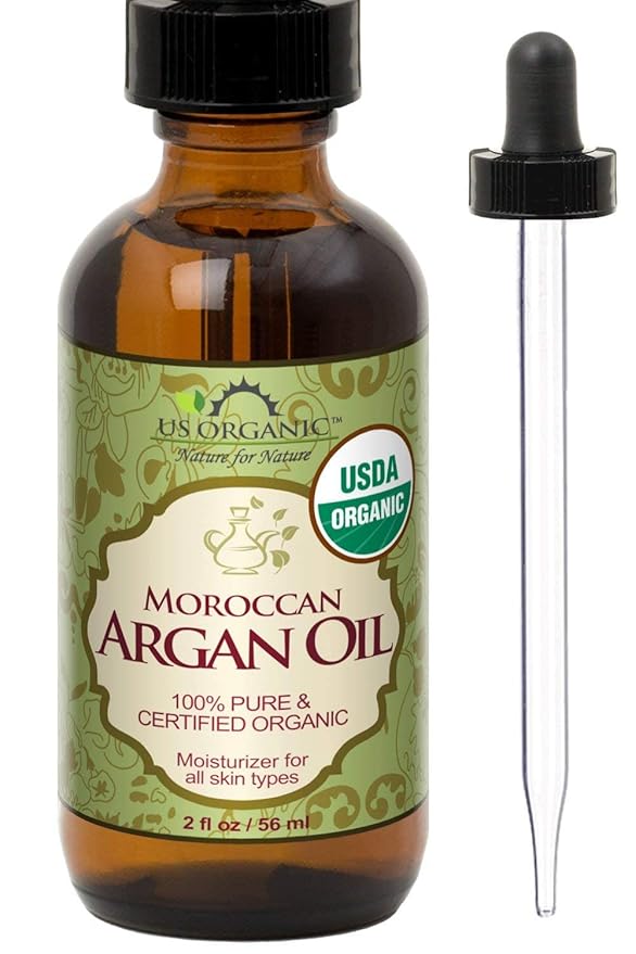 US Organic Moroccan Argan Oil, USDA Certified Organic,100% Pure & Natural, Cold Pressed Virgin