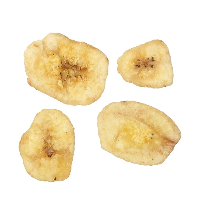 Dried Banana Chips, 2 Pound Bag Banana Chips, Dried Fruit, Dehydrated Bananas, The Hampton Popcorn