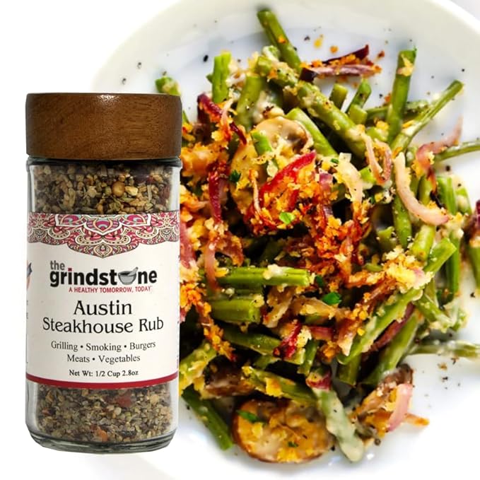 The Grindstone, Austin Steak Rub, Salt-Free dry rub for steaks, tacos, burgers, veggie burgers