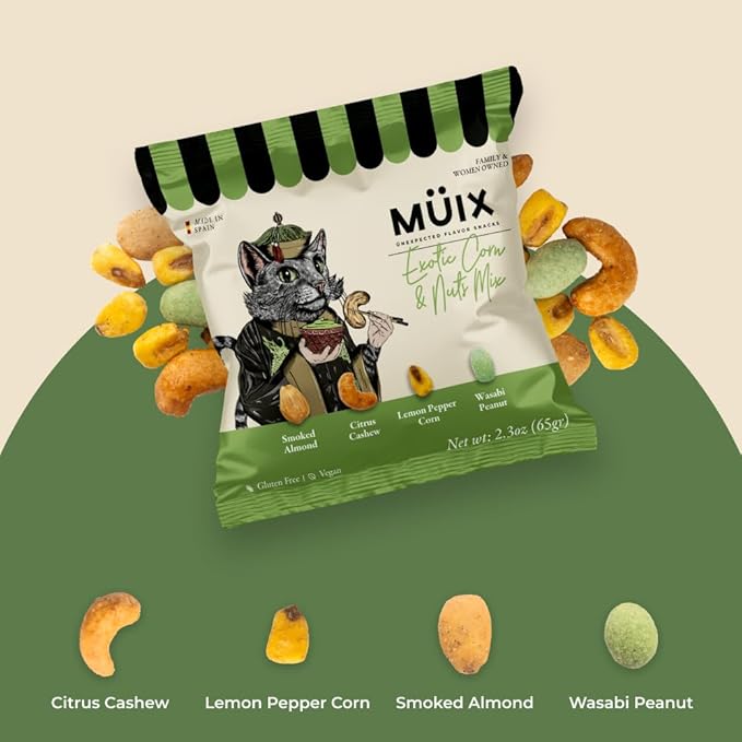 M체ix Snacks, Special Flavor Trail Mix, Exotic Mix, Mix Snacks (Smoked Almond, Citrus Cashew