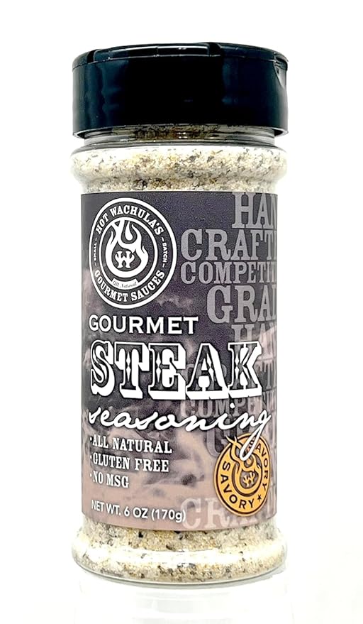 Hot Wachula?™s Gourmet Steak | Premium Steak Seasoning for Perfectly Flavored Steaks | Award