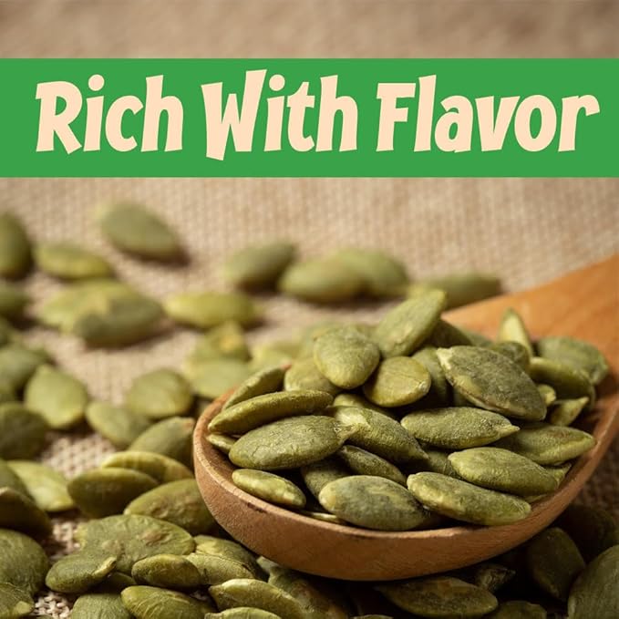 Sincerely Nuts Shelled Pepitas Pumpkin Seeds Salted (2 lb bag) | Delicious Nutrient Dense Low Carb