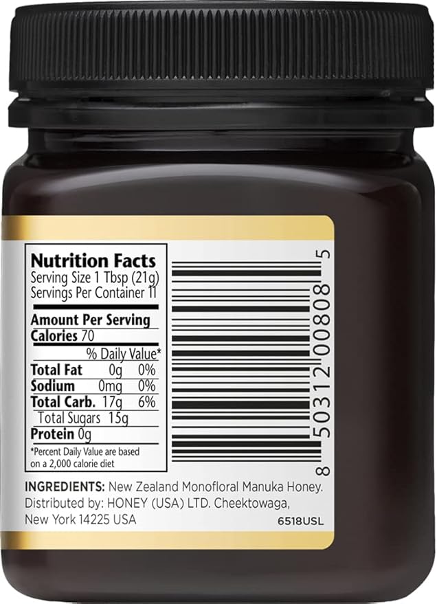MANUKA DOCTOR - MGO 225+ Manuka Honey Monofloral, 100% Pure New Zealand Honey. Certified.