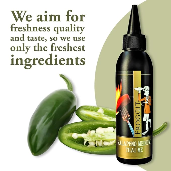 Castillo de Pinar Jalapeno Medium Thai Me 150ml by Froggit Non GMO