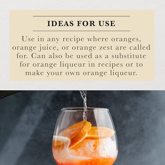 Cook's Pure Orange Extract From Florida Oranges | For Ice Cream, Cakes, Breads, Cookies and Drinks