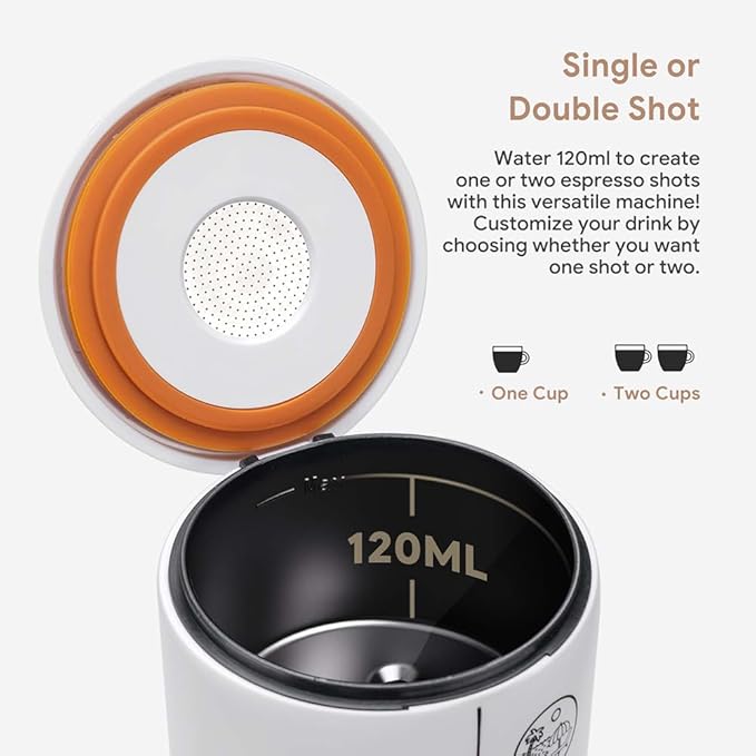BENFUCHEN 3 in 1 Portable Espresso Machine With NO Heating Function, Type-C Charging Electric
