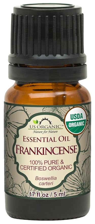 US Organic 100% Pure Frankincense (Boswellia Carteri) Essential Oil - Sourced from The Horn of