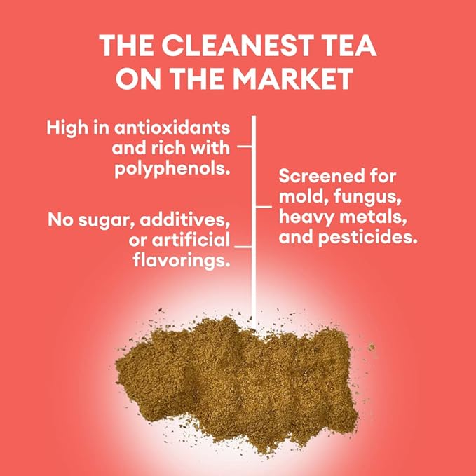 Cusa Tea & Coffee | Everyday Wellness Herbal Tea | Premium Caffeine Free Instant Tea | Hot & Iced