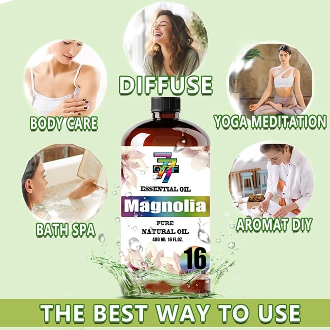 Magnolia Essential Oil (16 oz / 480 ml) ??Magnolia Oils for diffusers, humidifiers, Home Baths