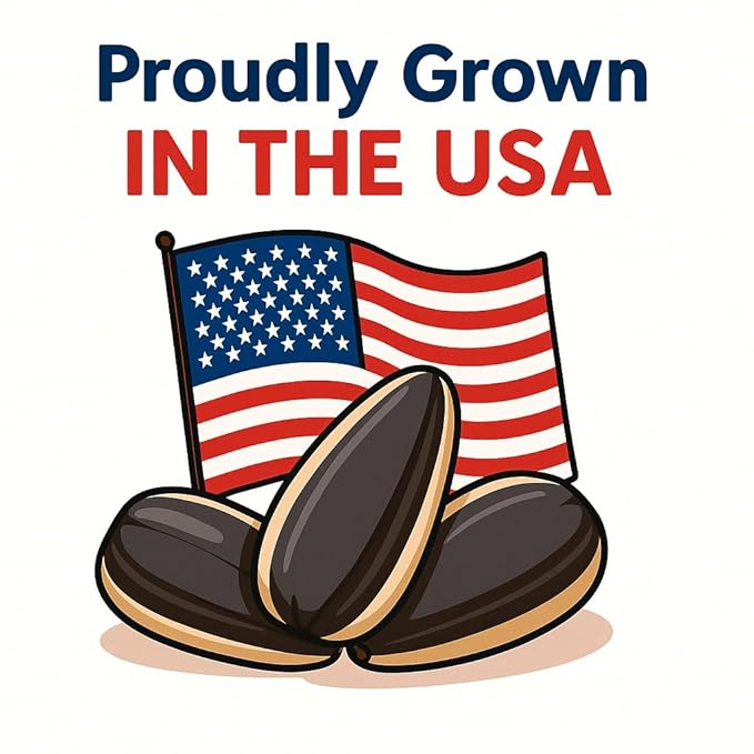 Crazy Nuts | USA Grown Raw Sunflower Seeds In Shell, 5lb | Unsalted sunflower seeds for birds and