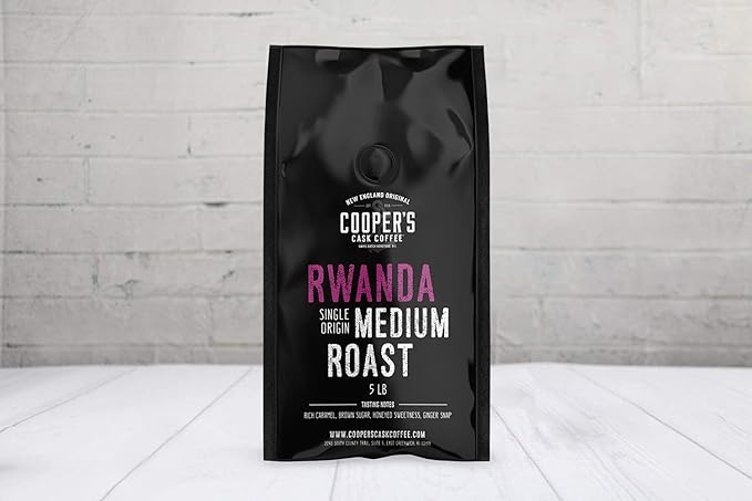 Rwanda Full Bodied Medium Roast Coffee Beans, Single Origin Whole Coffee Beans, Gourmet Coffee