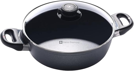 Swiss Diamond Nonstick Casserole - 3.2 qt (9.5")