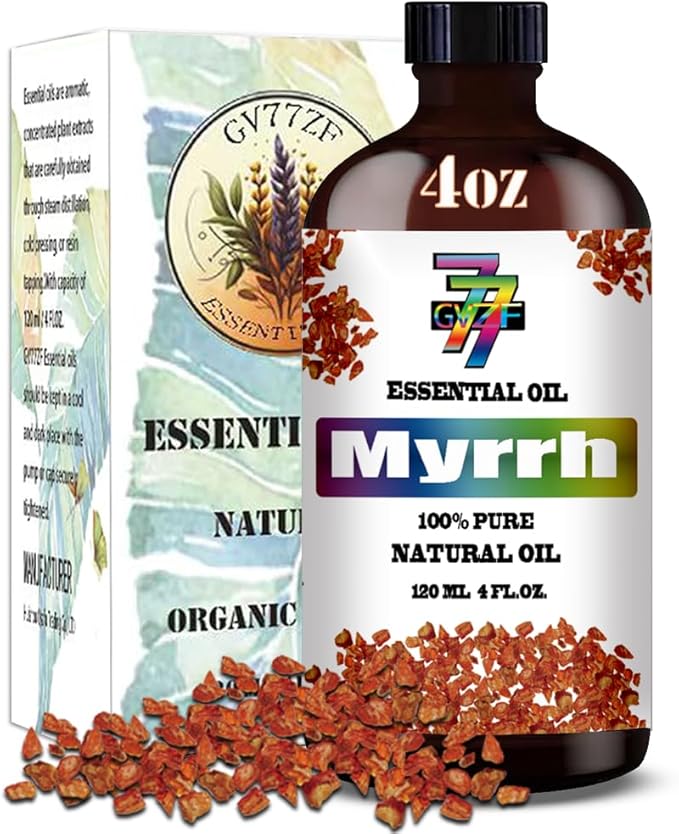 Myrrh Essential Oil (4 oz/120 ml) ??Myrrh Oils for Aromatherapy, diffusers, humidifiers, Home