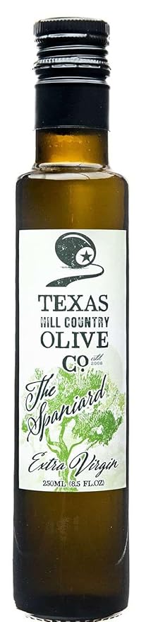 Texas Hill Country Olive Co Spaniard Extra Virgin Olive Oil - Cold Pressed EVOO Gourmet Olive Oil